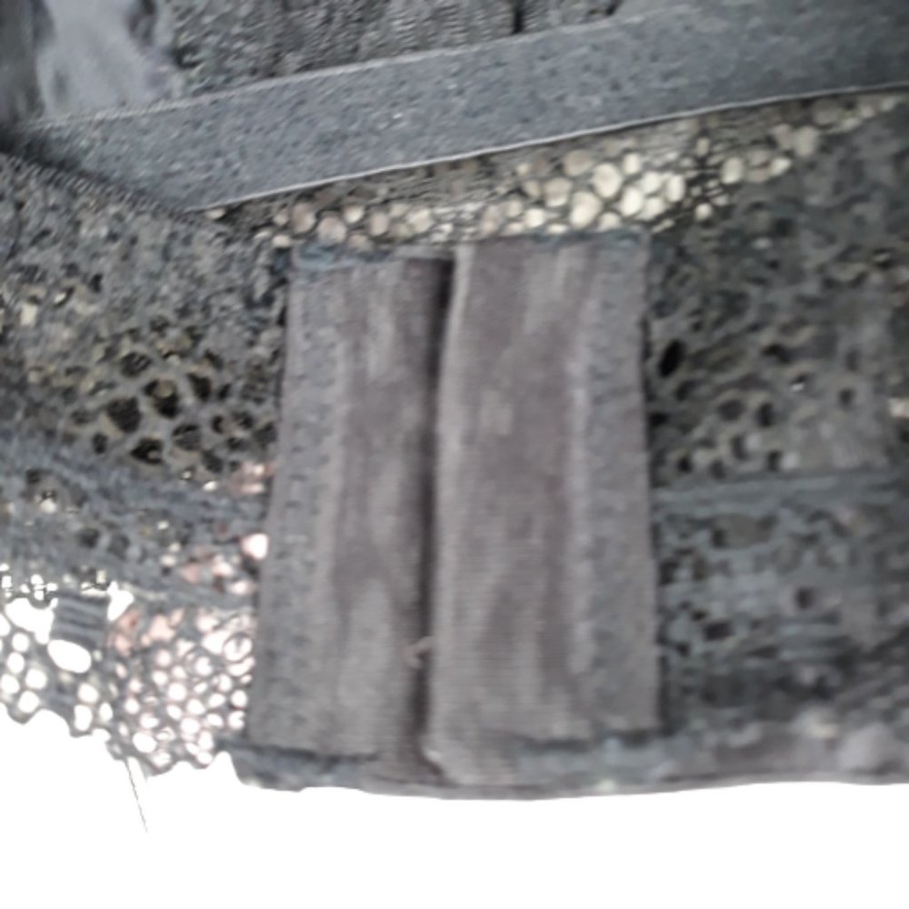 Victoria's Secret Black Lace Bralette Unpadded Size S/P/Ch C75 - Picture 7 of 11